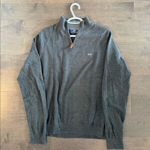 Vineyard Vines grey quarter zip